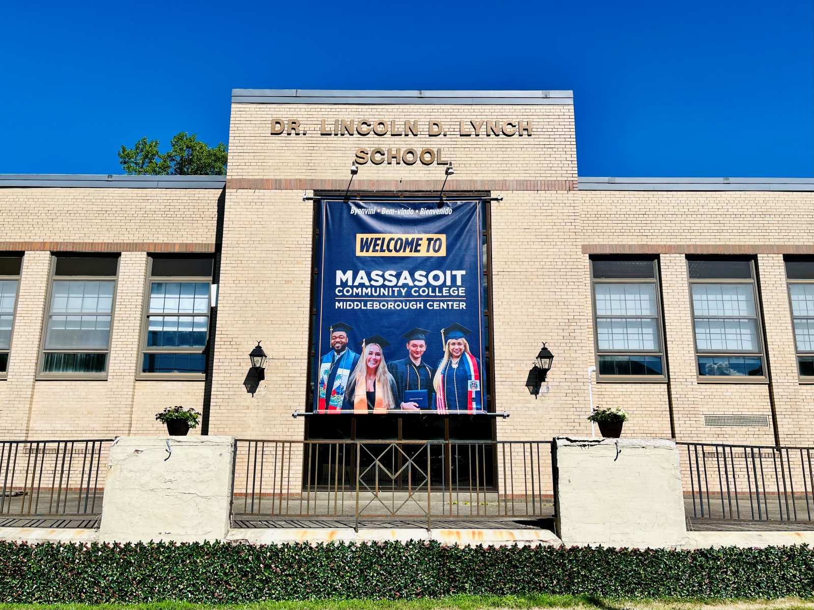 Massasoit's Middleborough Center front entrance.