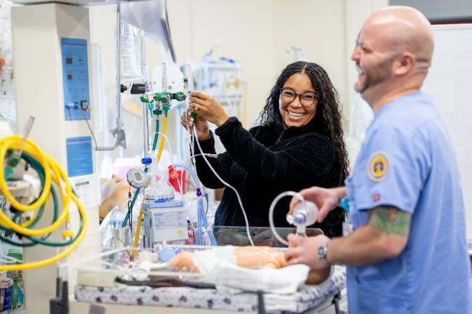 Respiratory Care students in a classroom.